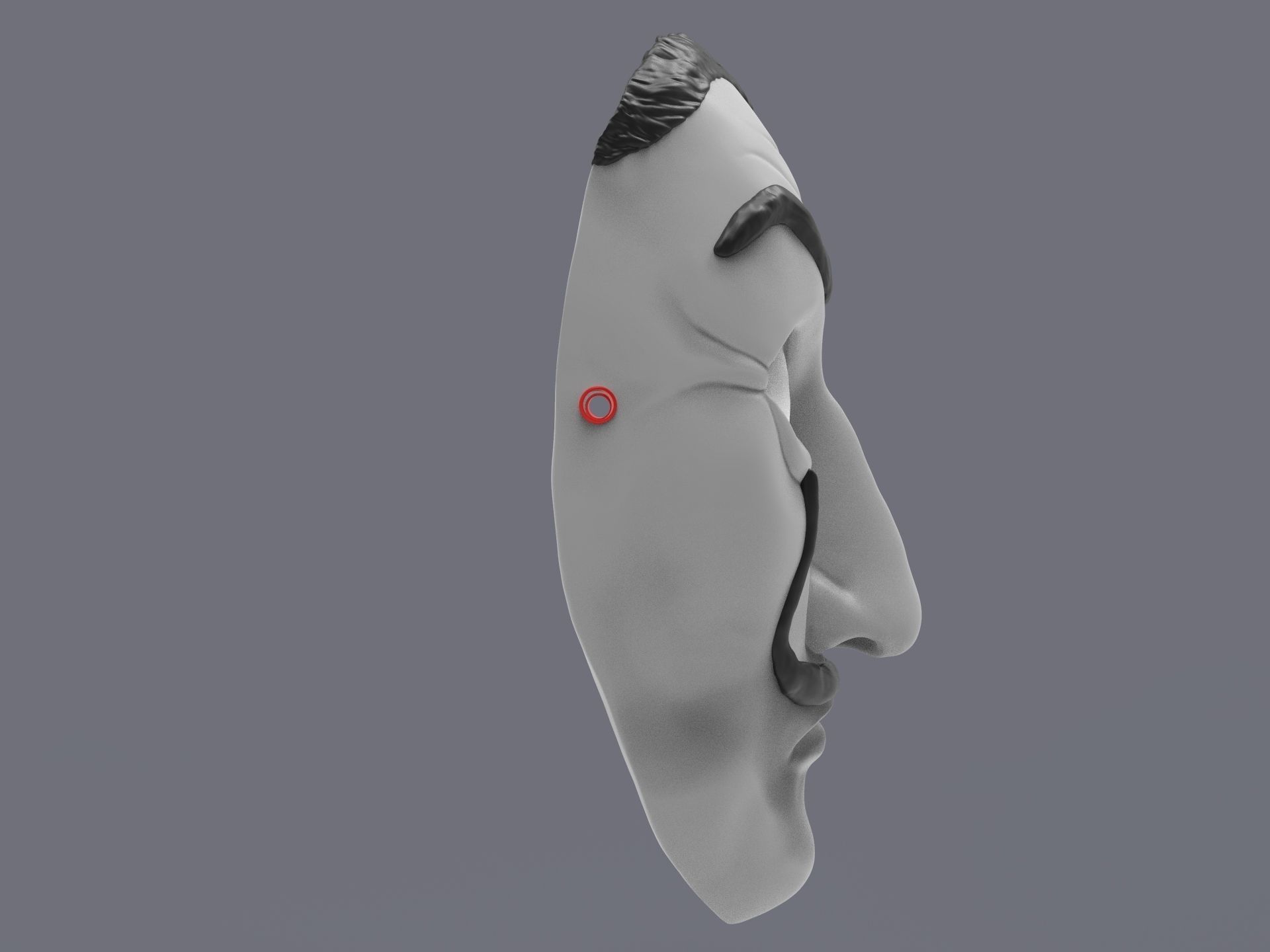 Mask Salvador Dali La casa de papel 3D print model_6