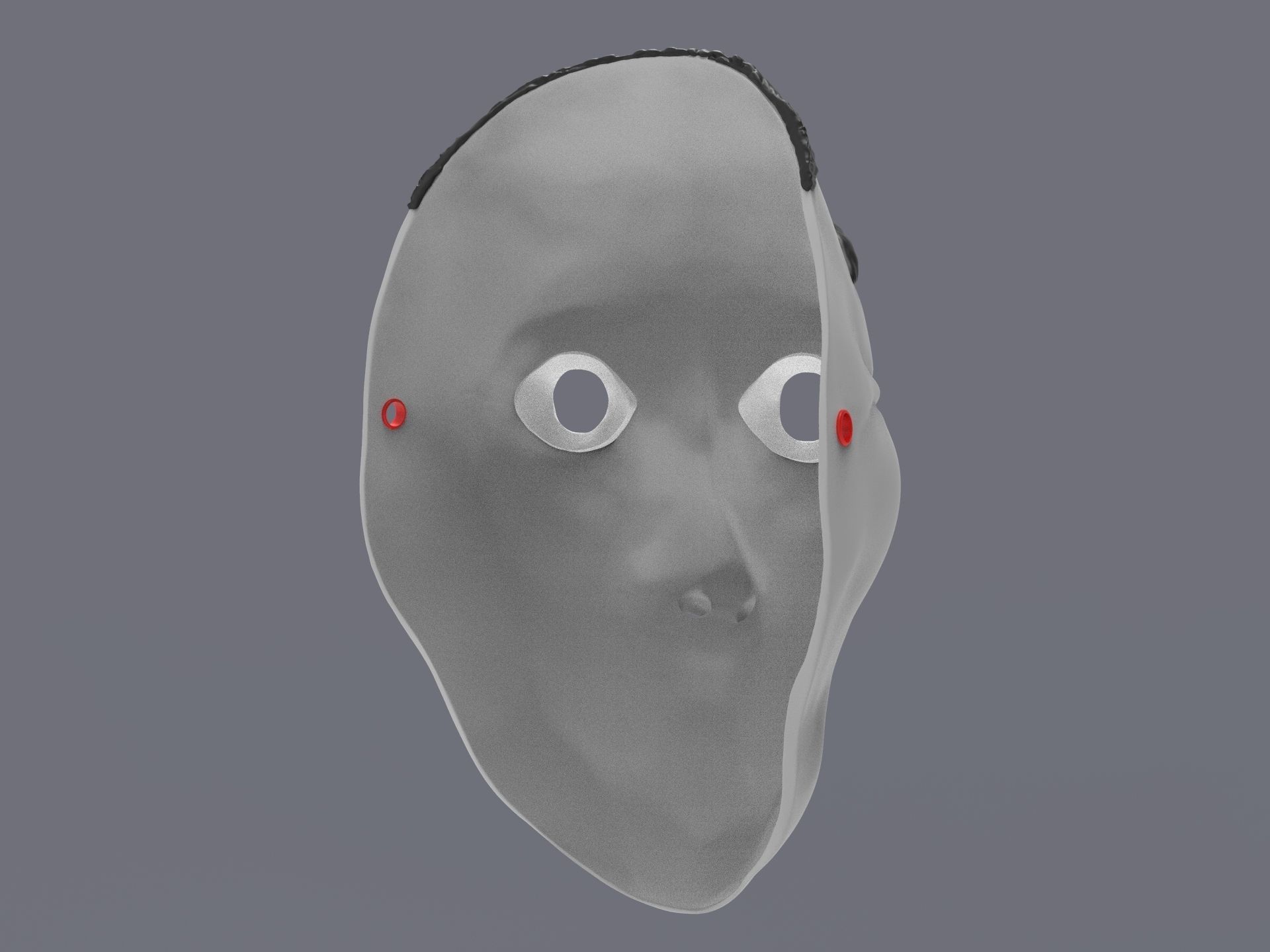 Mask Salvador Dali La casa de papel 3D print model_5