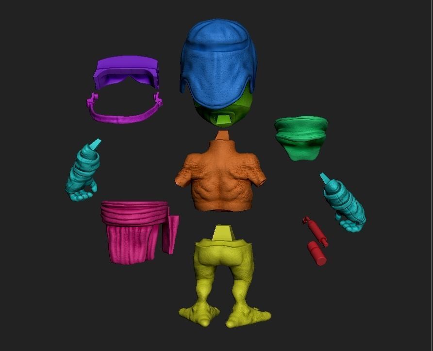 azellans lifesize 3D print model_9