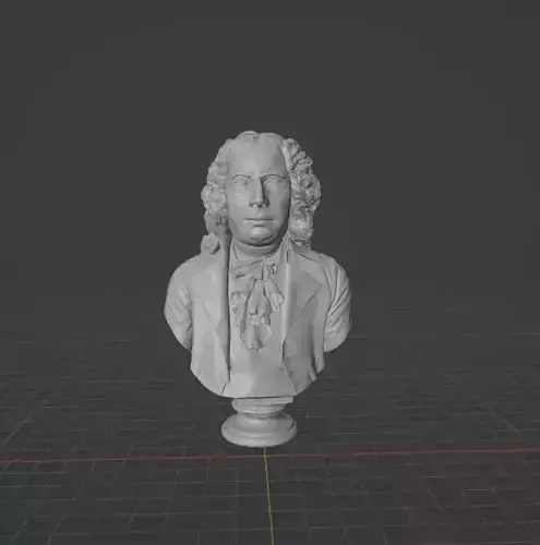 Daniel Bernoulli 3D print model Daniel Bernoulli 3D print model