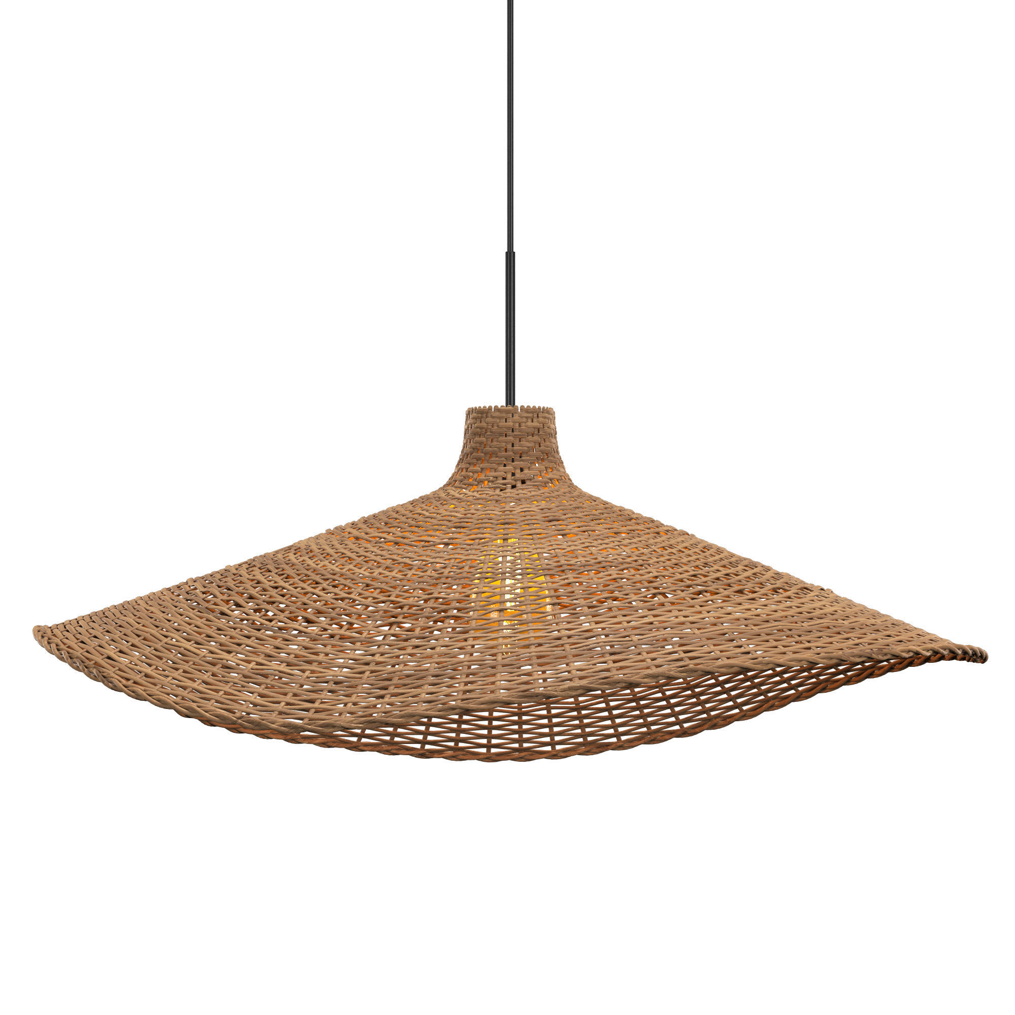 Callie Woven Pendant 3D model_1