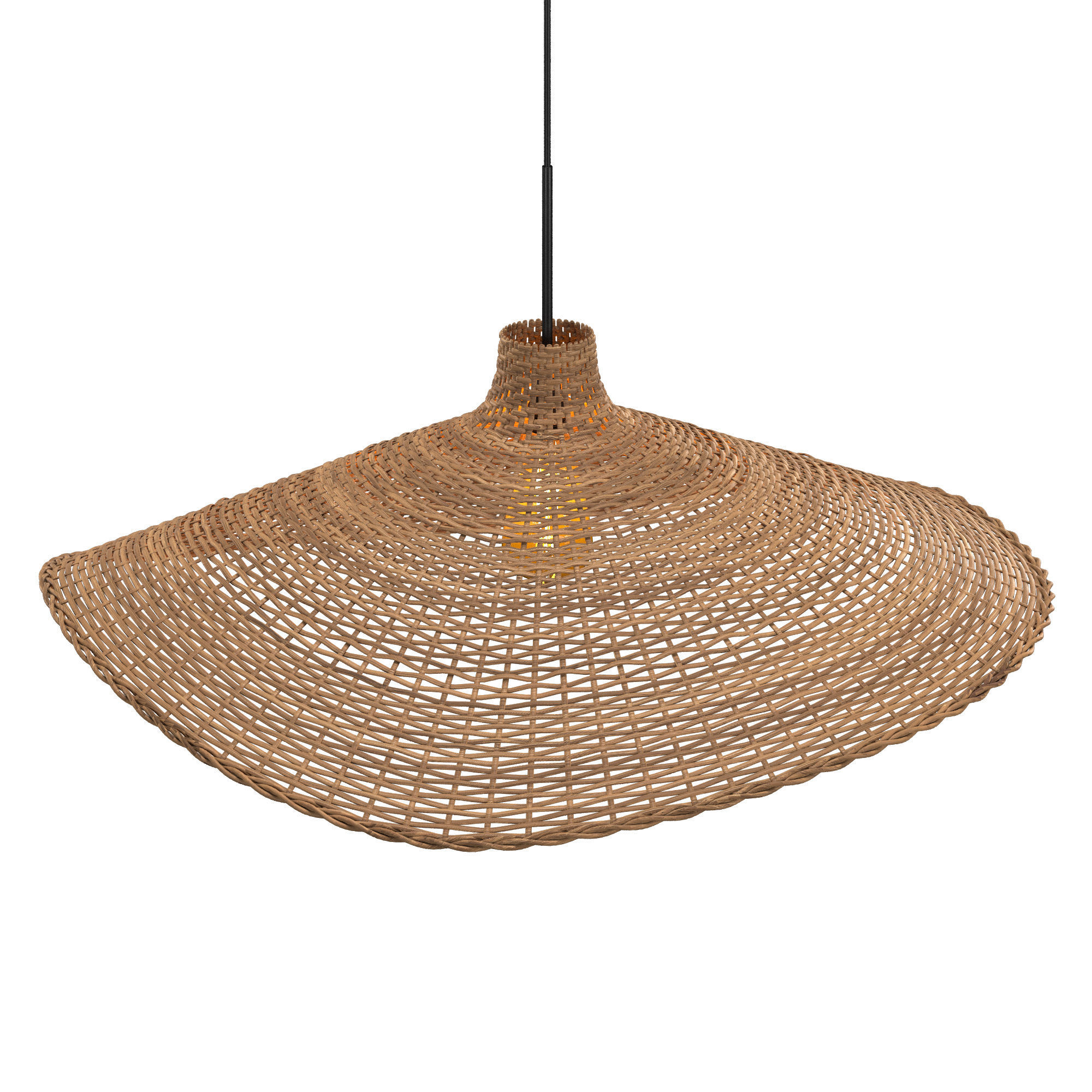 Callie Woven Pendant 3D model_3