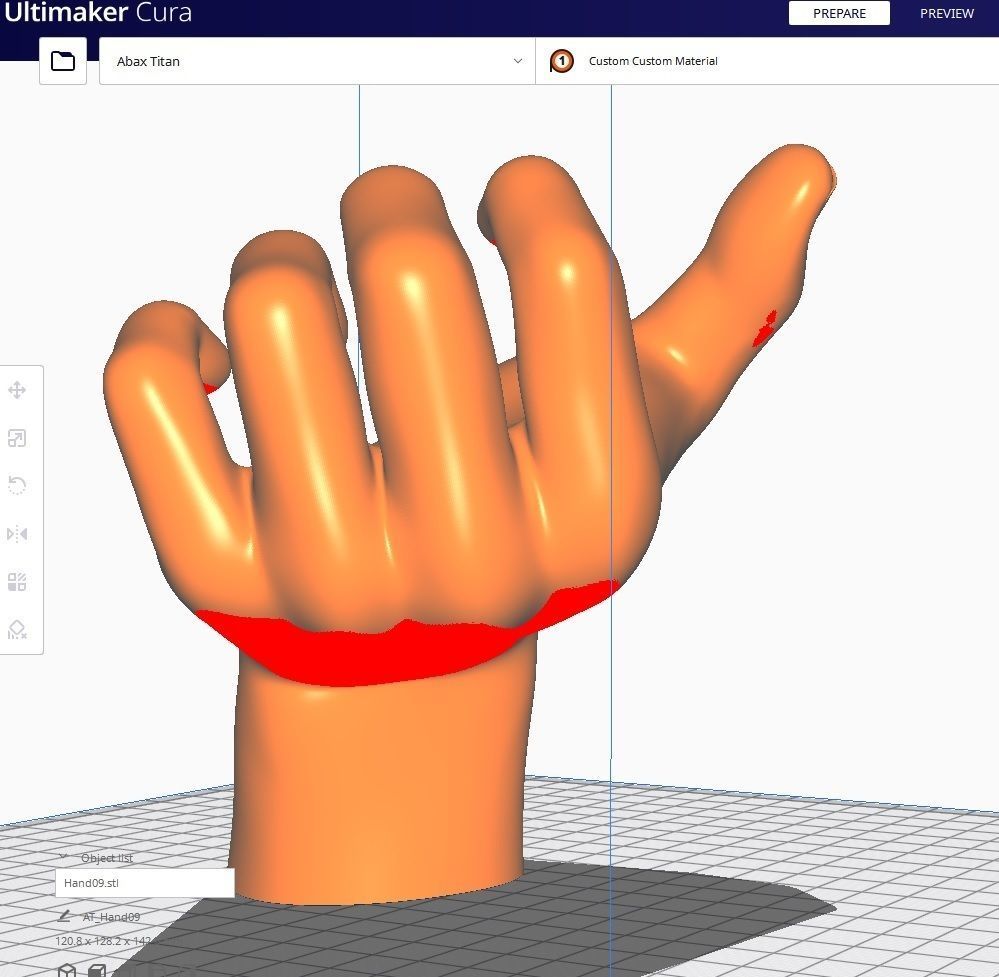 Hand STL M09 3D print model_2
