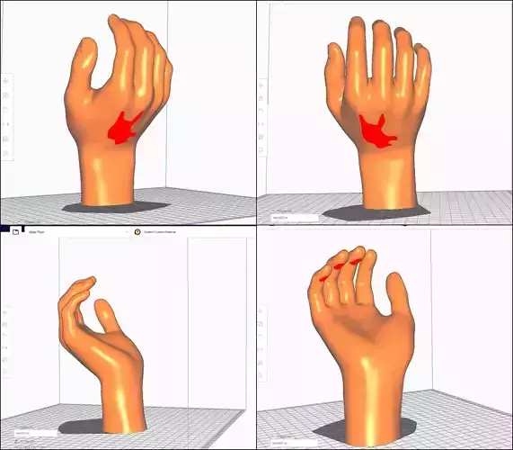 Hand STL M07 3D print model