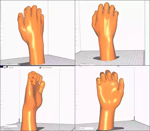 Hand STL M06 3D print model