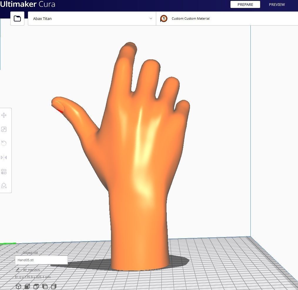 Hand STL M05 3D print model_2