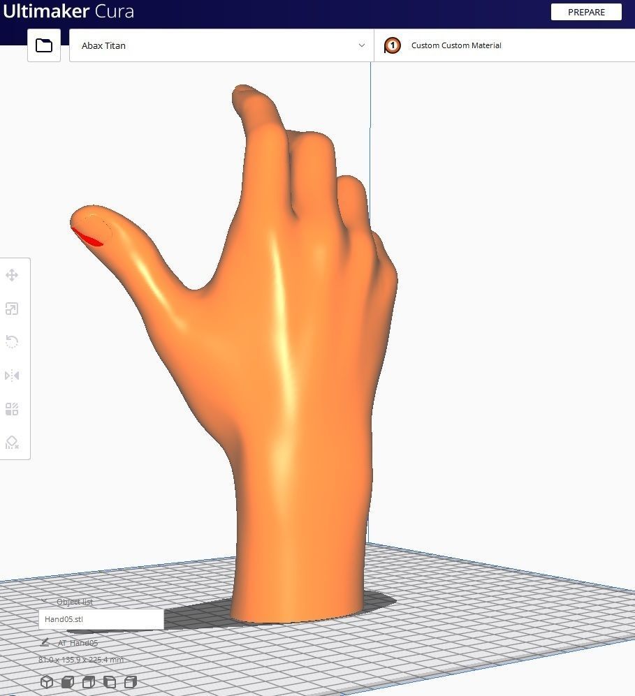 Hand STL M05 3D print model_1