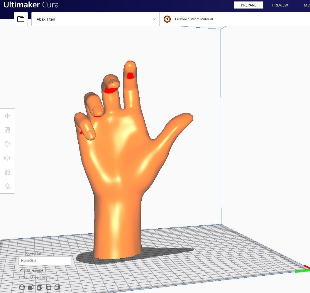 Hand STL M05 3D print model_4