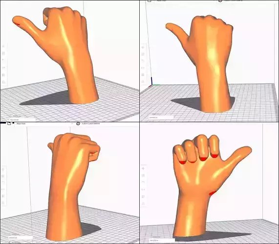 Hand STL M03 3D print model