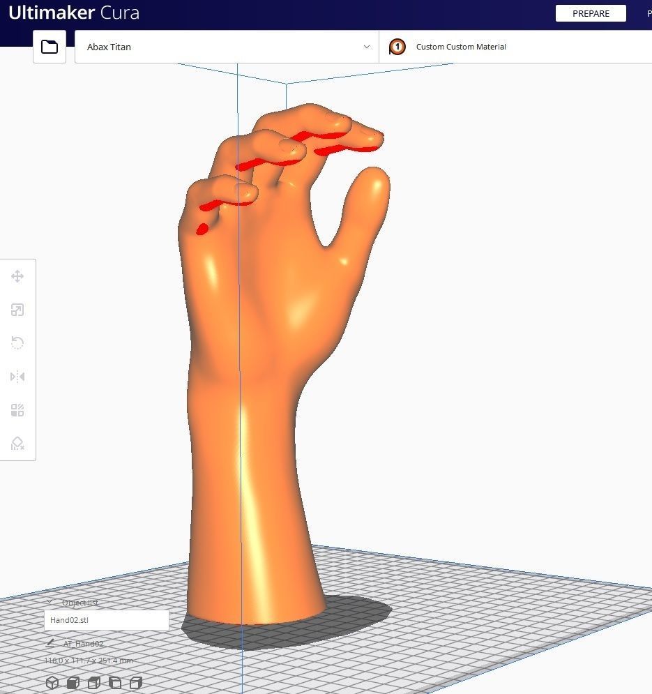 Hand STL M02 3D print model_3