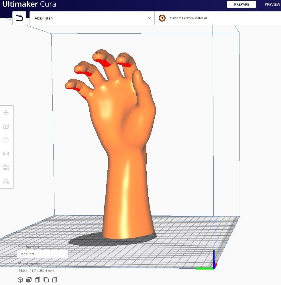 Hand STL M02 3D print model_4