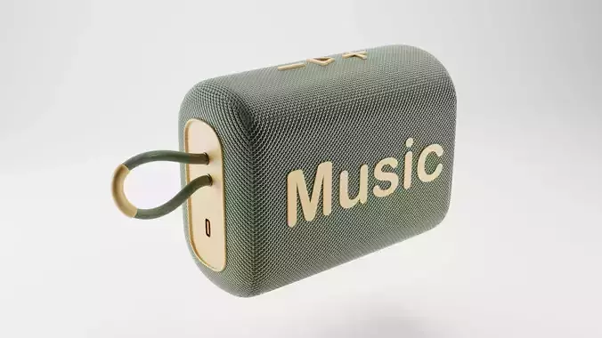 Speaker Bluetooth music player 3D model
