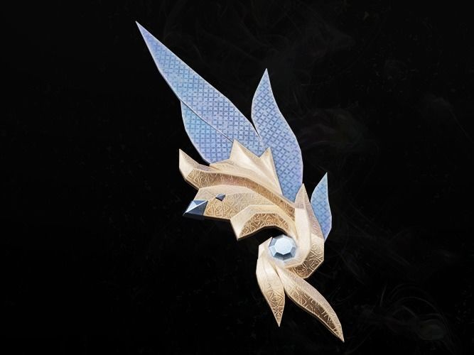 Decorative head female lowpoly game asset Free low-poly 3D model_6