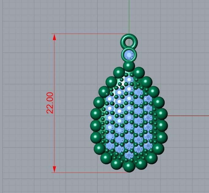 pendant 3D print model_6