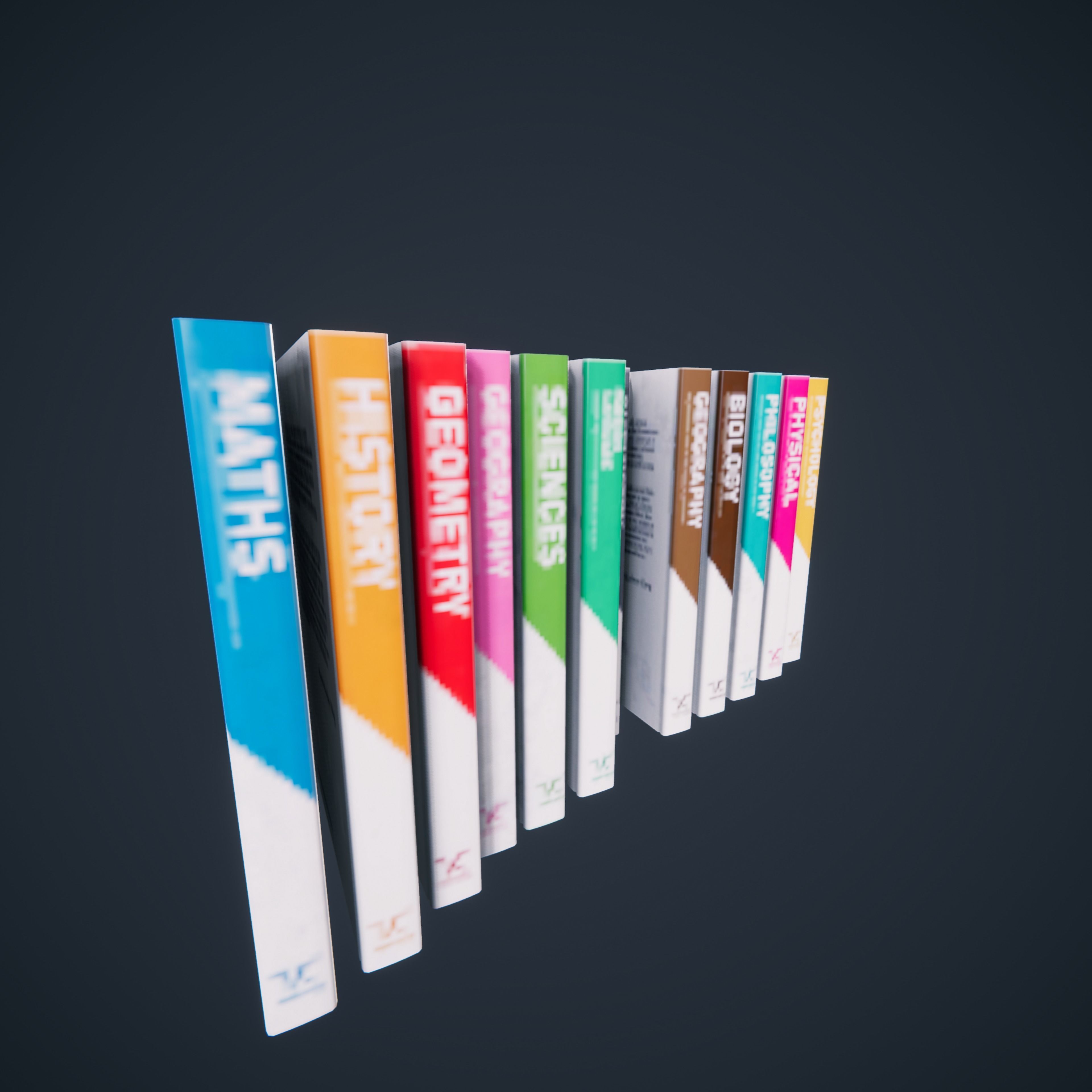 ClassRoom Scene HDRP Low-poly 3D model_40