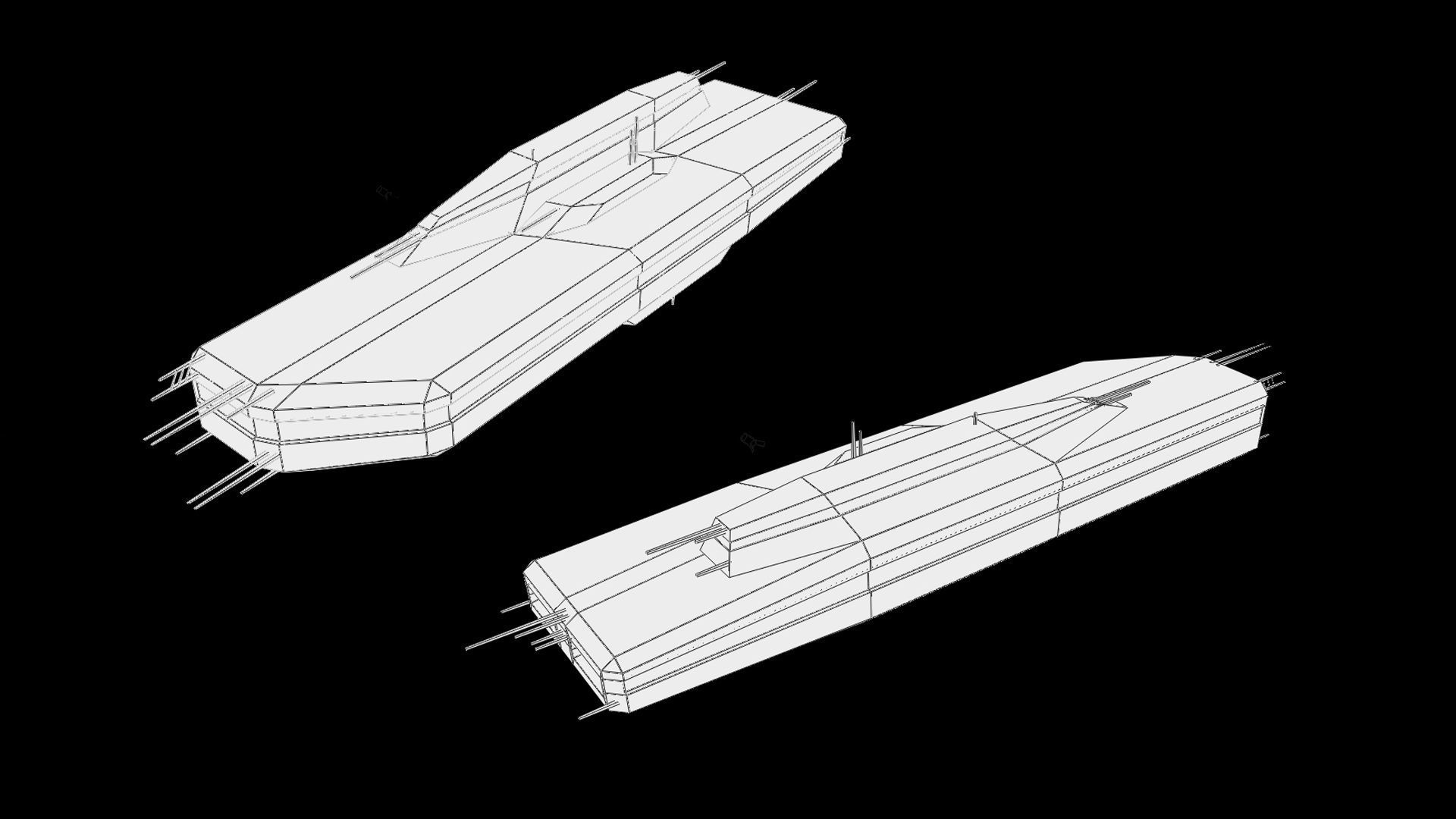 Sandbox Transport Low-poly 3D model_5