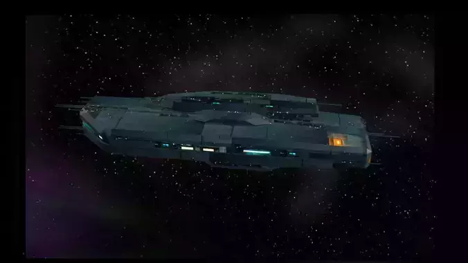 Sandbox Transport Low-poly 3D model