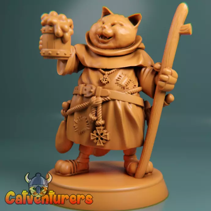 Friar Cat 3D print model