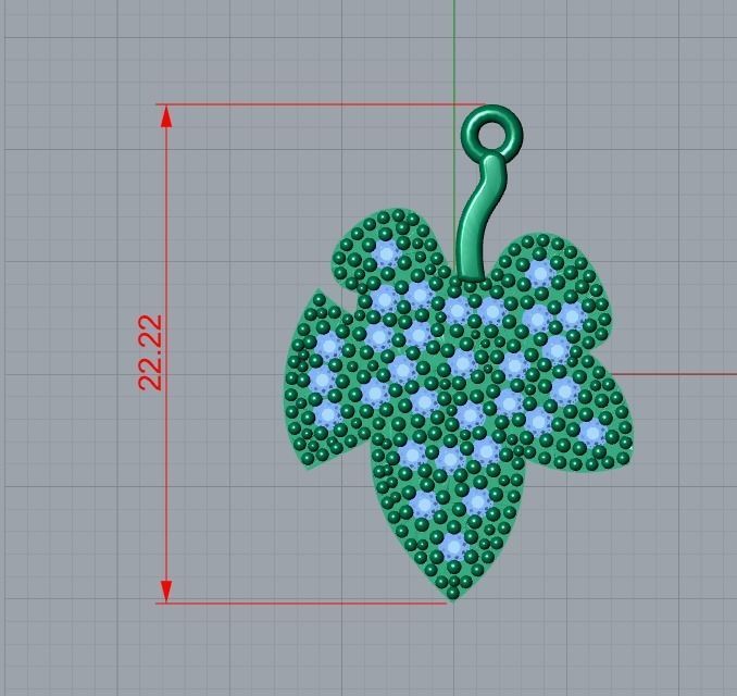 pendant 3D print model_6