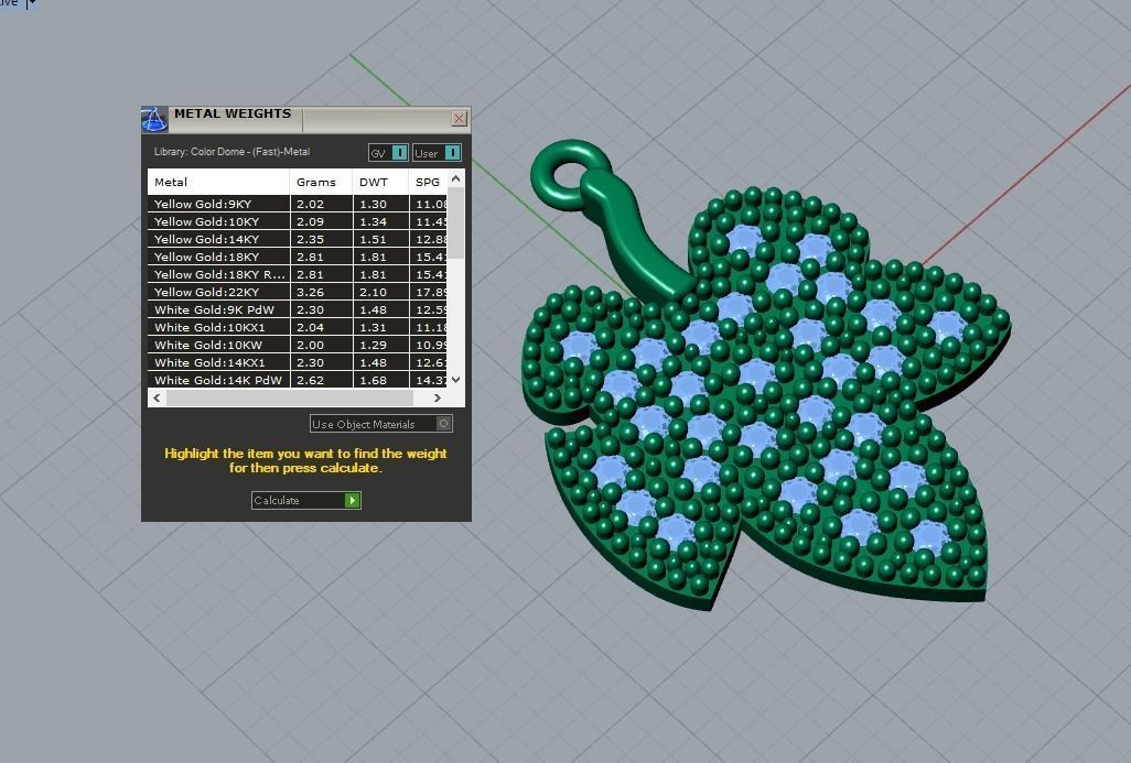 pendant 3D print model_5