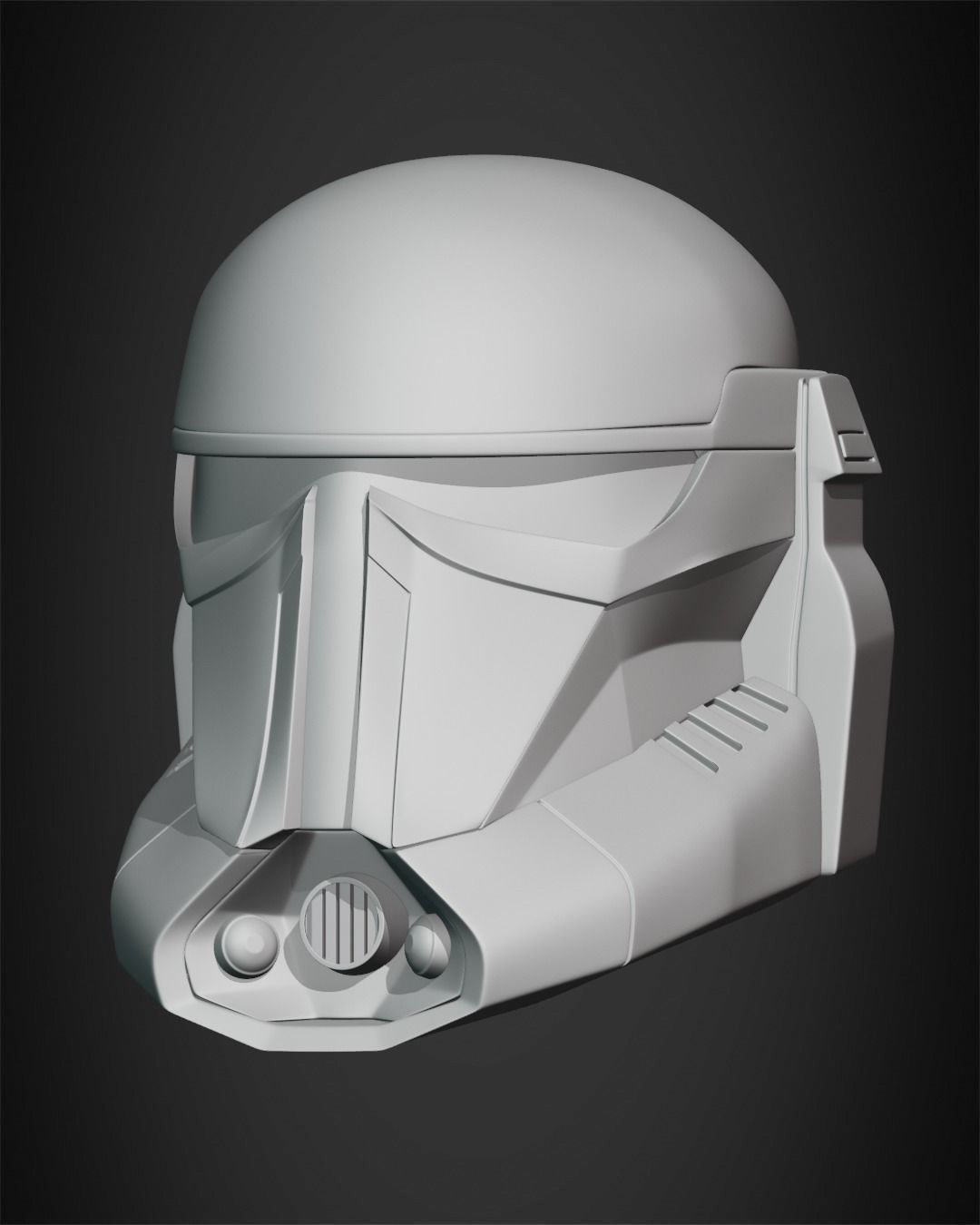 The Mandalorian Imperial Super Commandos Helmet for Cosplay 3D print model_10