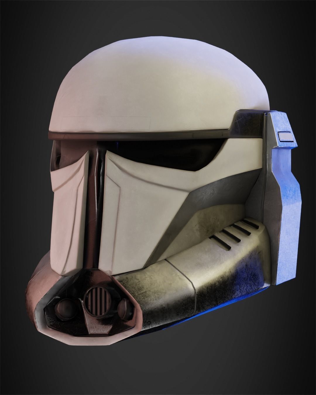 The Mandalorian Imperial Super Commandos Helmet for Cosplay 3D print model_3