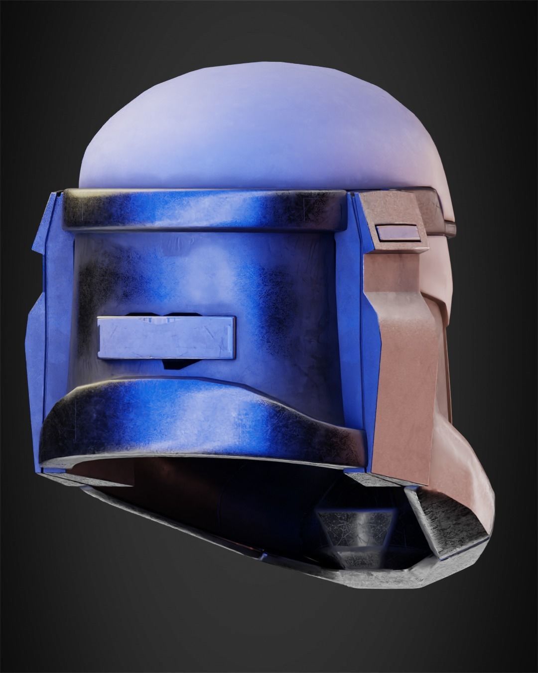 The Mandalorian Imperial Super Commandos Helmet for Cosplay 3D print model_7