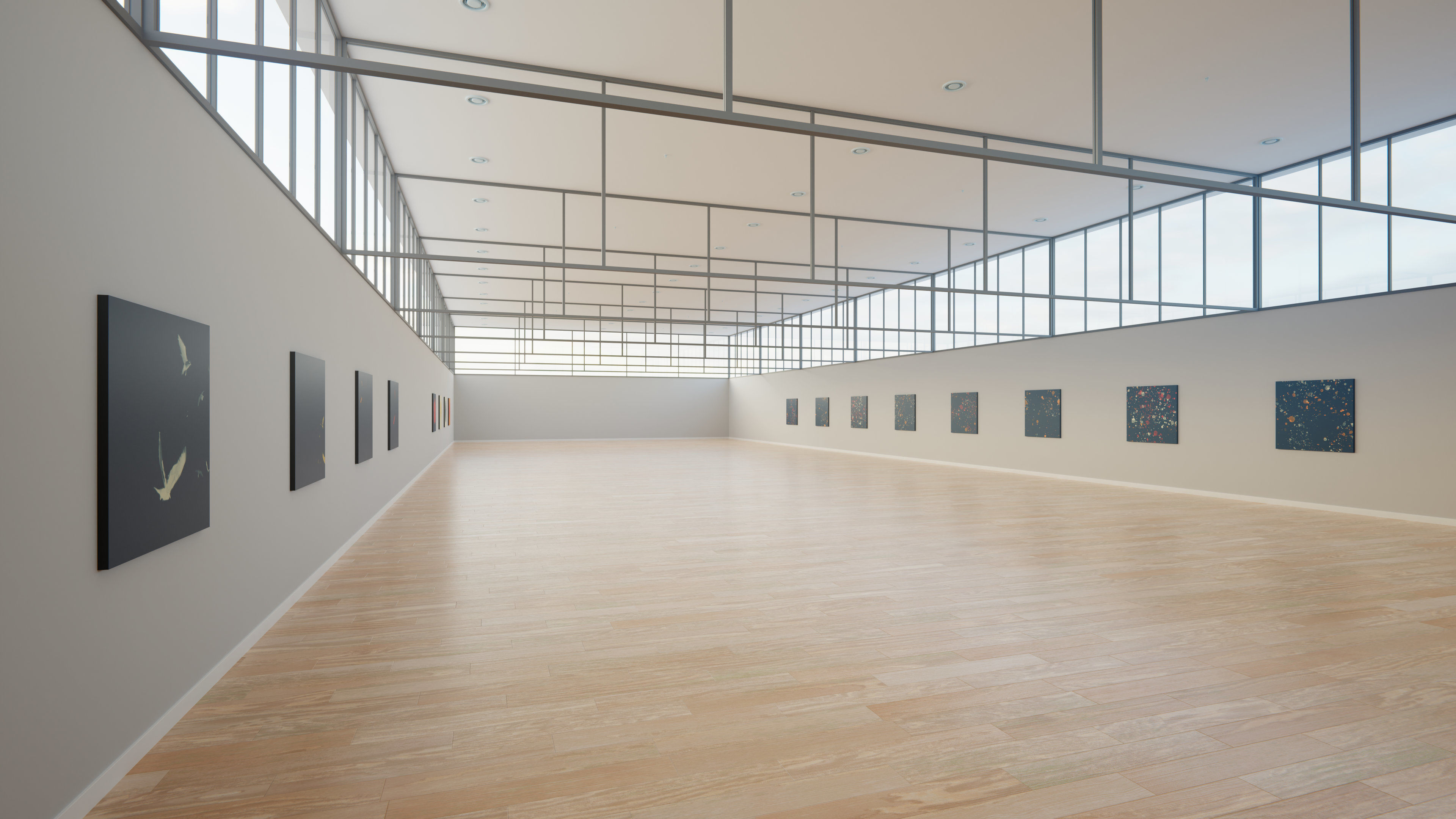 3D model Art Museum Gallery Interior 38 VR / AR / low-poly | CGTrader