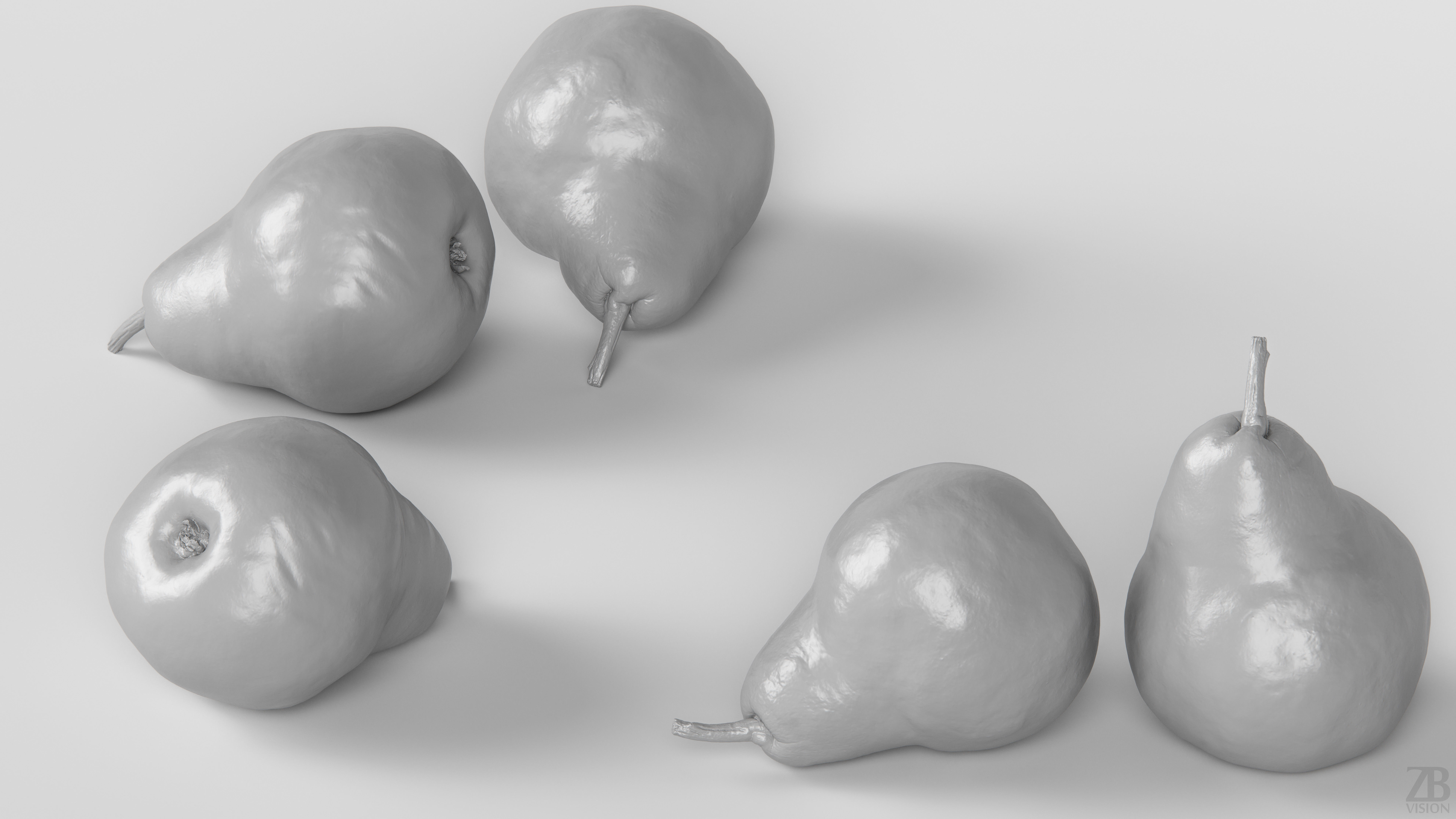 Pear 3D model_3
