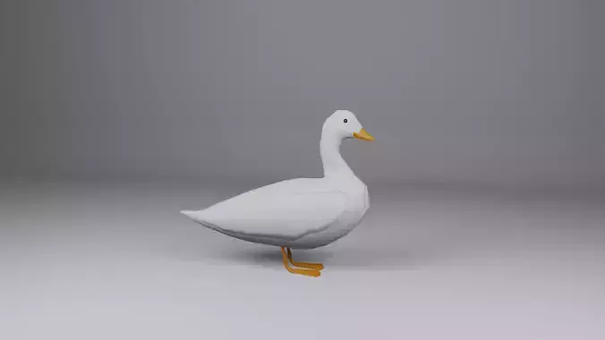 Duck 3d Low-poly 3D model