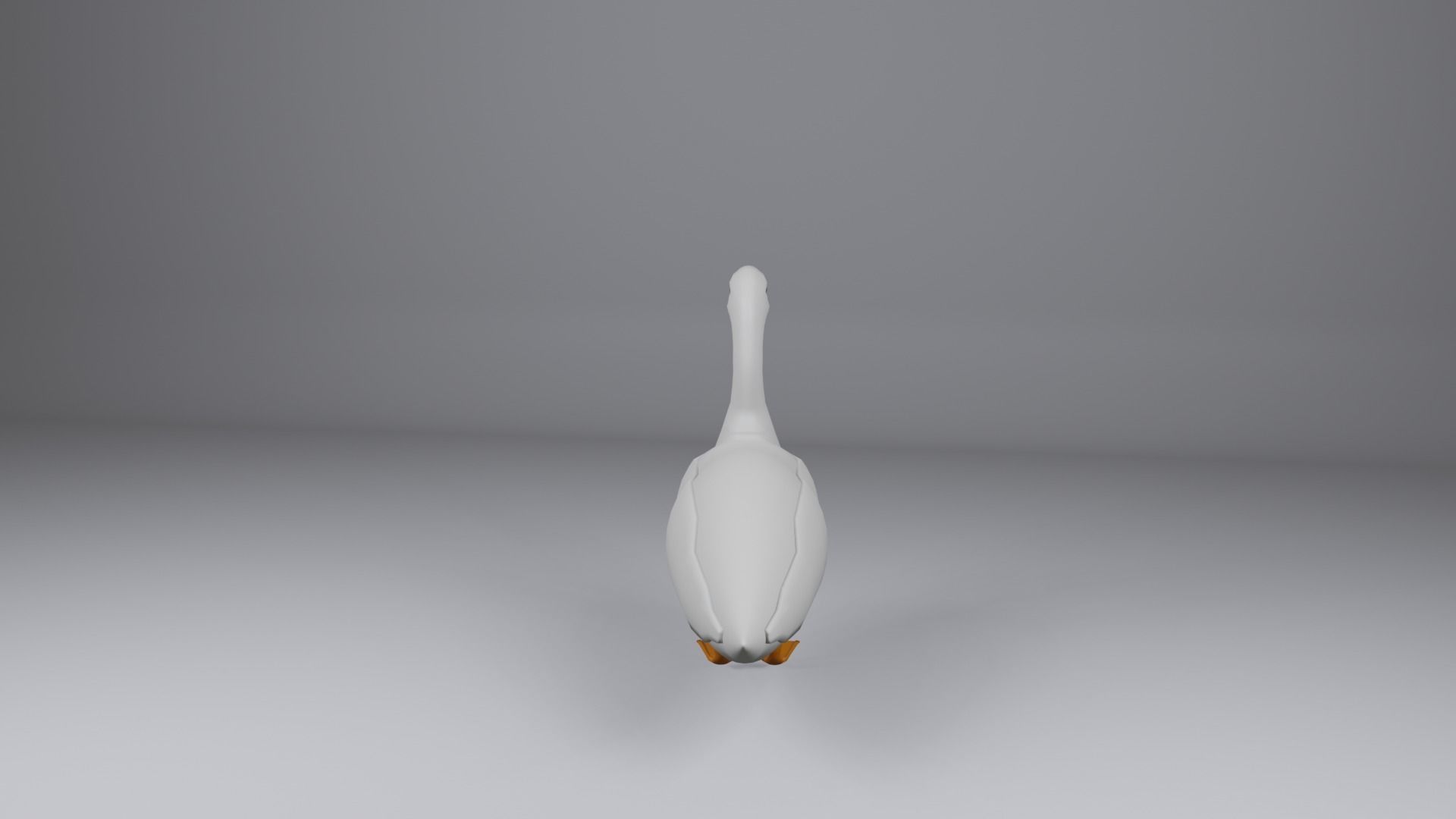 Duck 3d Low-poly 3D model_5