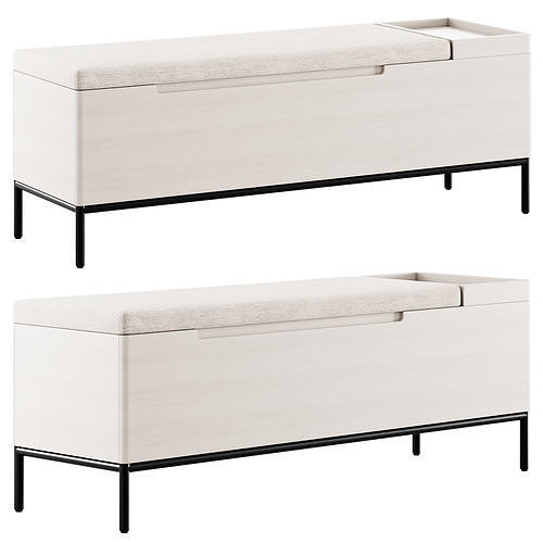 Thari Everest Bench by Article 3D model 3