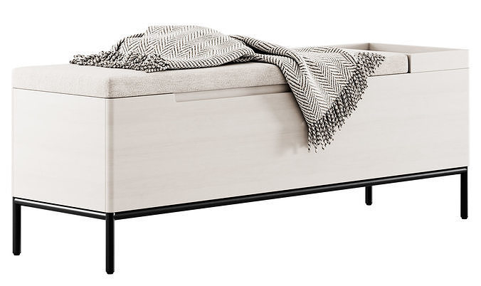 Thari Everest Bench by Article 3D model 7