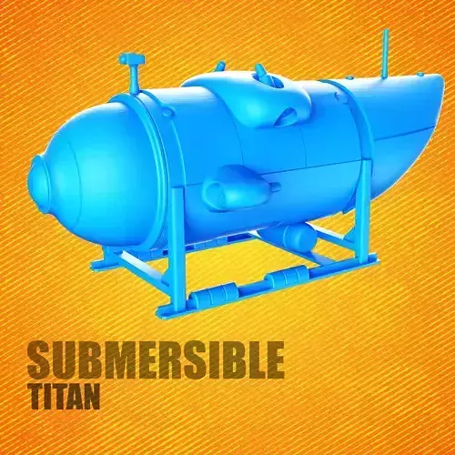Miniature Submersible Titan 3D print model