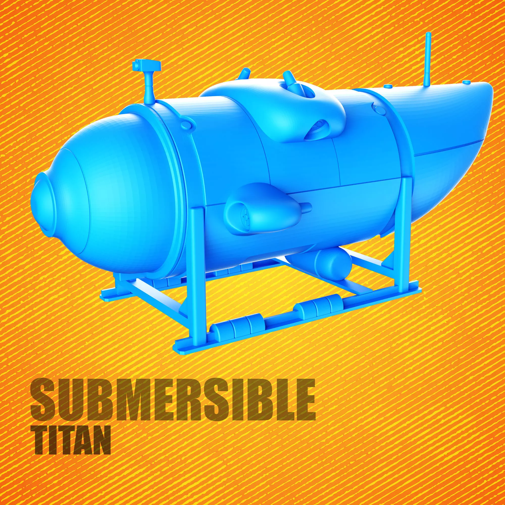 Miniature Submersible Titan 3D print model_0