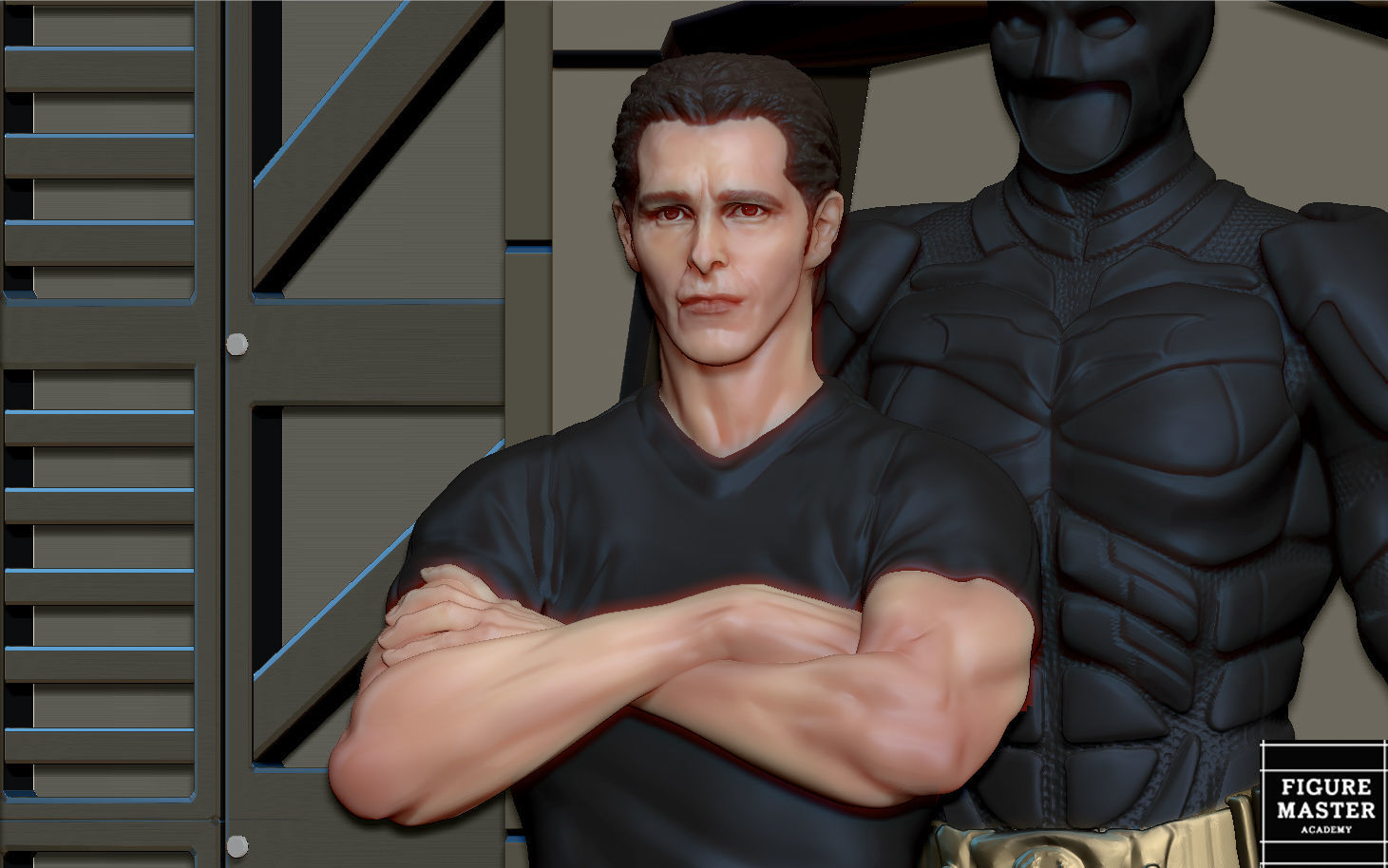 BATMAN ARMORY SET 2 MODEL DARKNIGHT DC STATUE PRINTABLE 3D print model_11