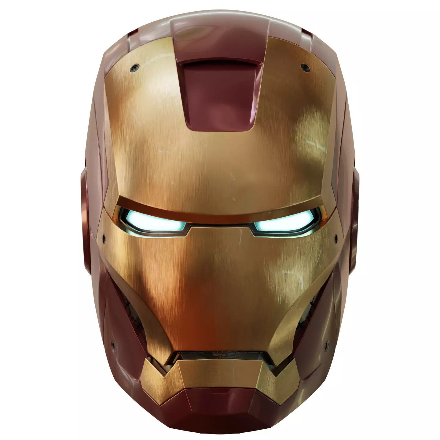 Iron man mk7 helmet with full inner details and ear motorization 3D print model_0
