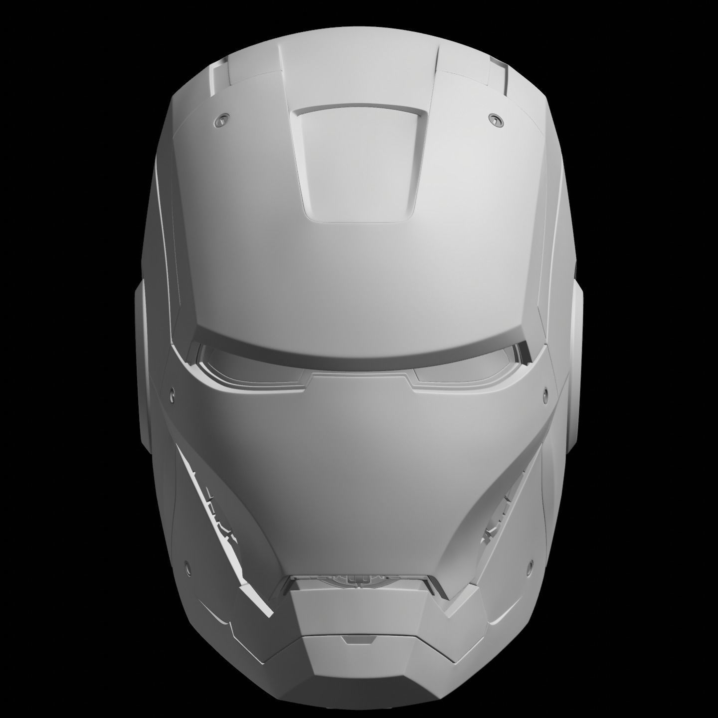 Iron man mk7 helmet with full inner details and ear motorization 3D print model_30