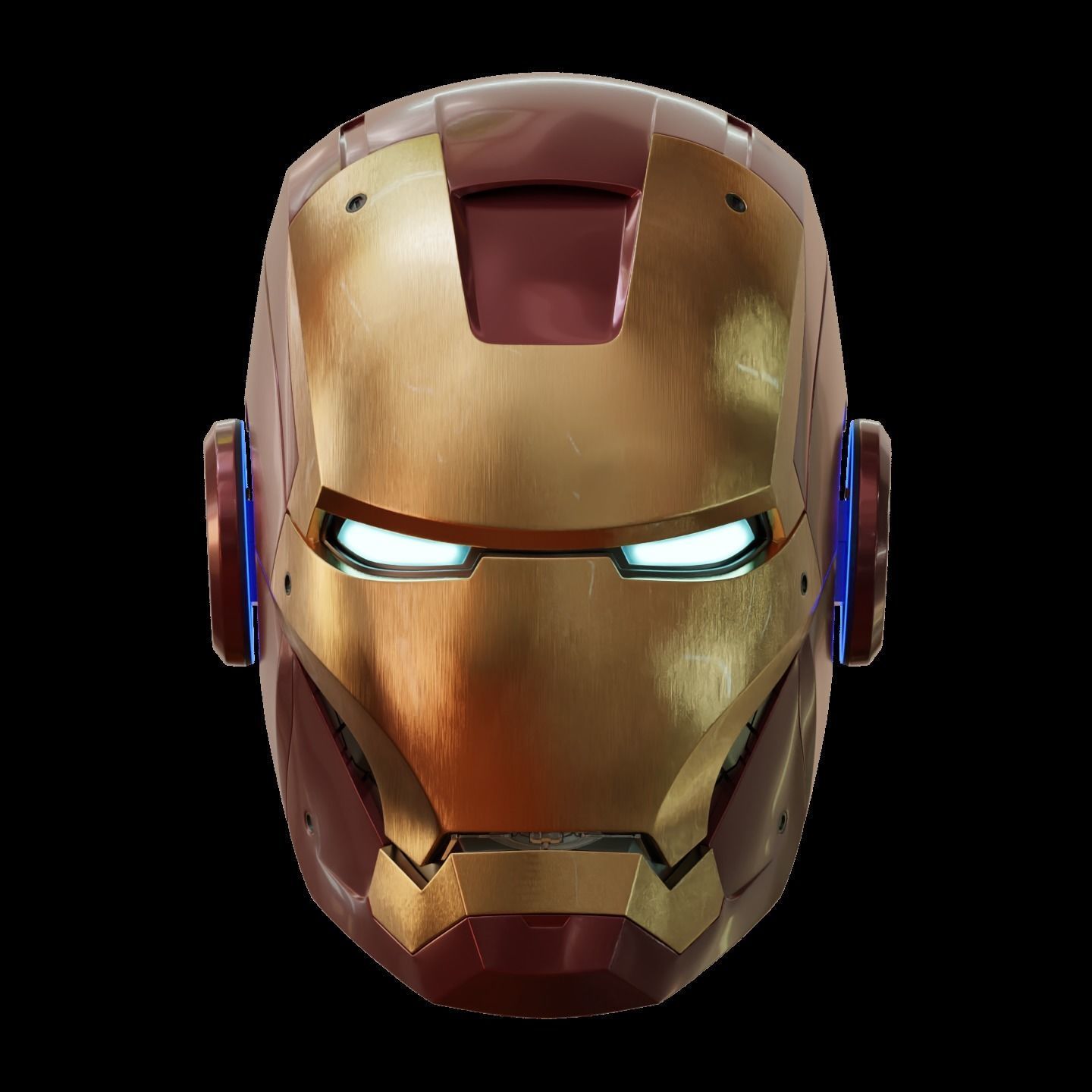 Iron man mk7 helmet with full inner details and ear motorization 3D print model_6