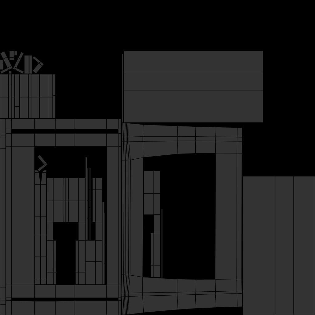 Cassette Player SANYO m-4440 Low-poly 3D model_8