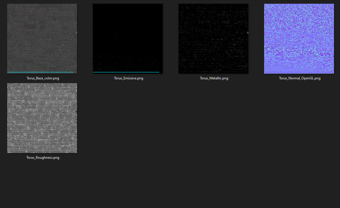 Torus Spaceship Sci Fi Mothership Low-poly 3D model_9