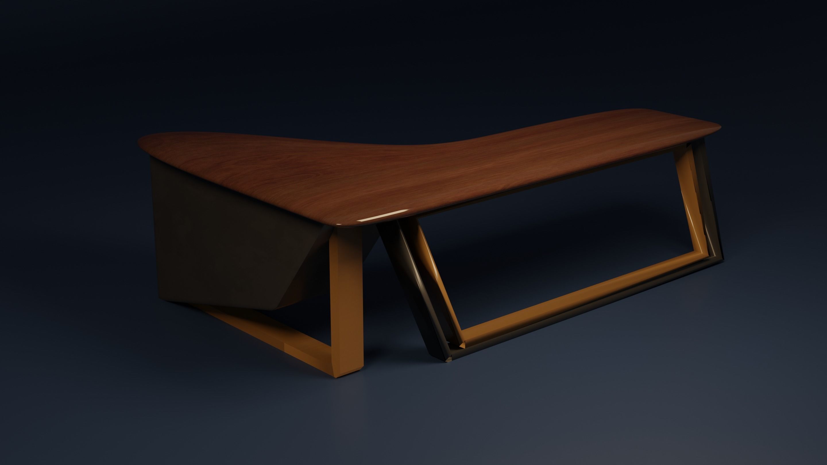 Cutting-edge Desk Design 3D Model 3D model_1