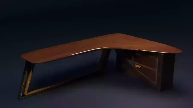 Cutting-edge Desk Design 3D Model 3D model