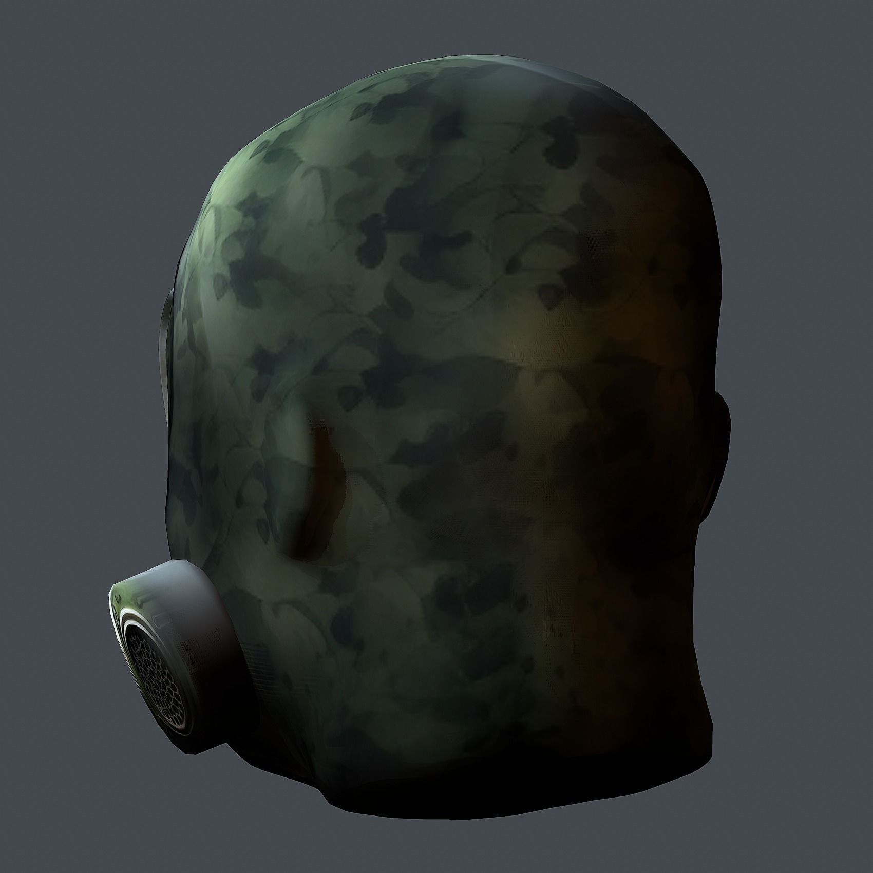 Helmet 3d model military combat Military Low-poly Low-poly 3D model_8