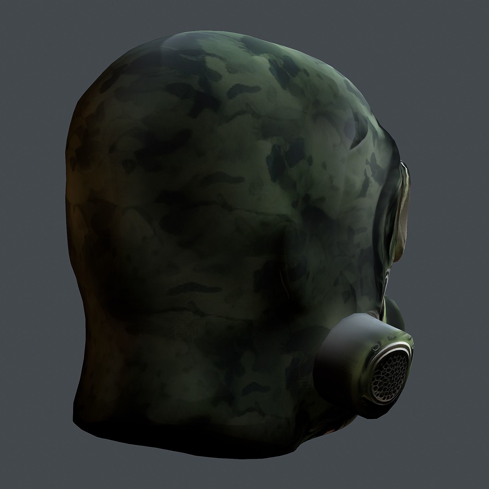 Helmet 3d model military combat Military Low-poly Low-poly 3D model_9