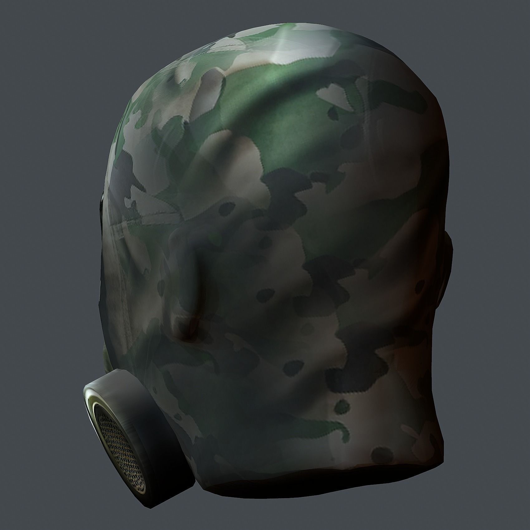 Helmet 3d model military combat Military Low-poly Low-poly 3D model_7