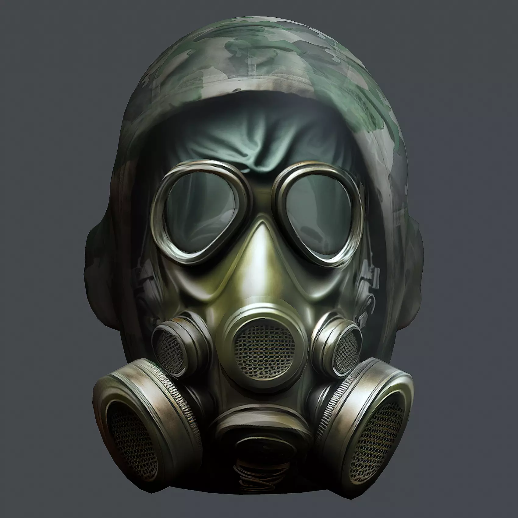 Helmet 3d model military combat Military Low-poly Low-poly 3D model_0