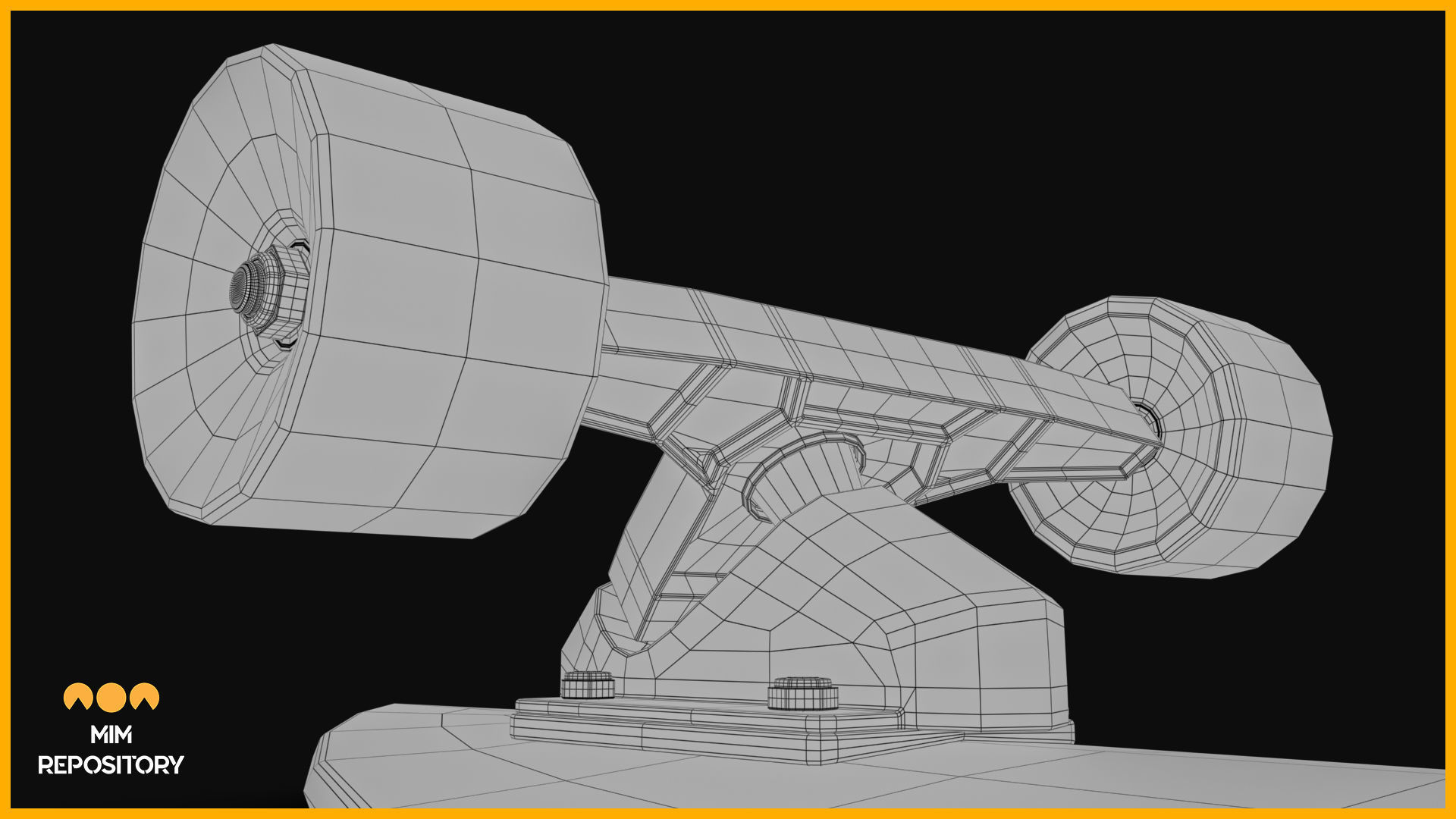 Longboard Skateboard 3D model_4