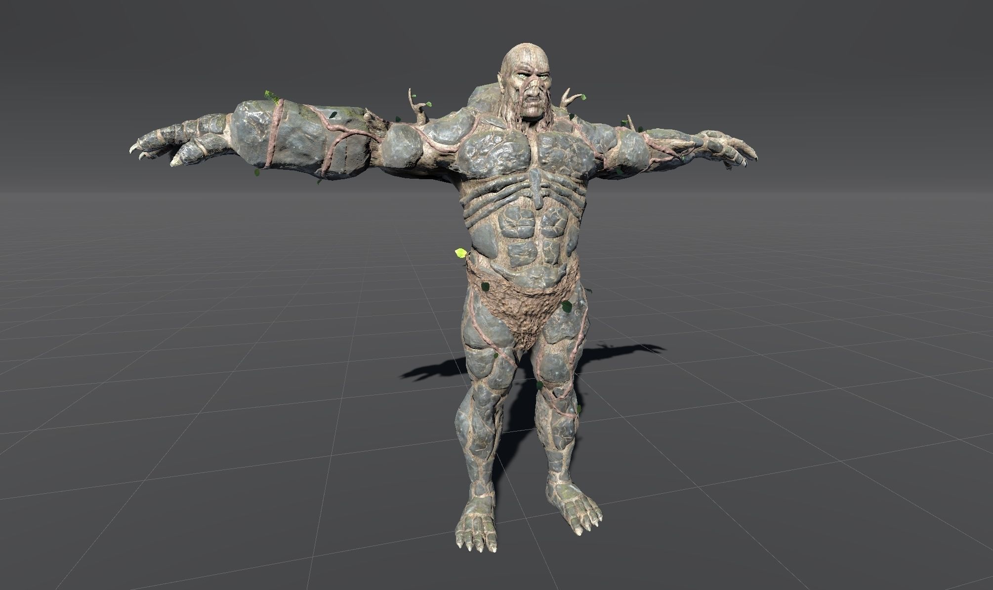 Forest Monster Low-poly 3D model_37