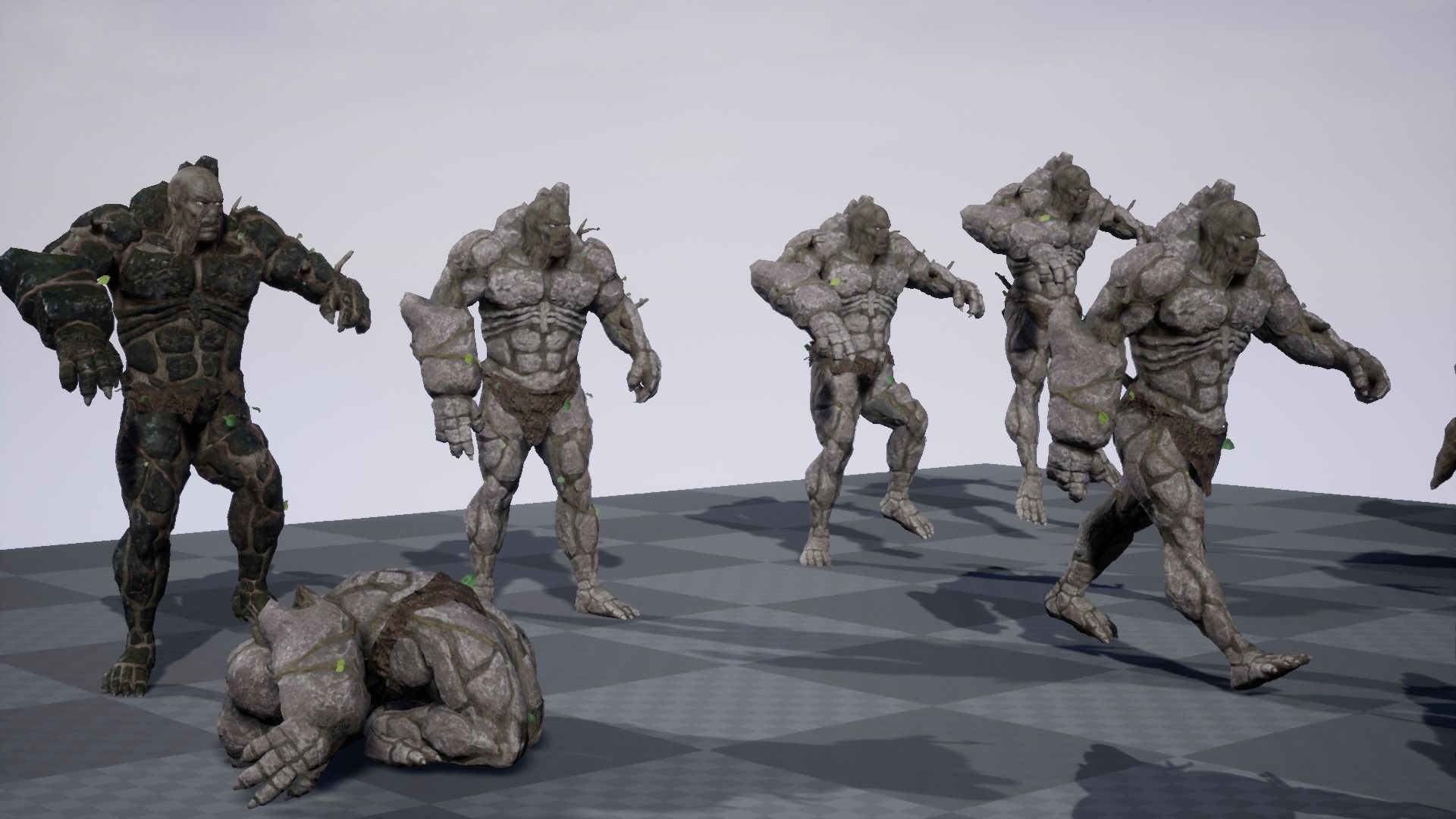 Forest Monster Low-poly 3D model_35